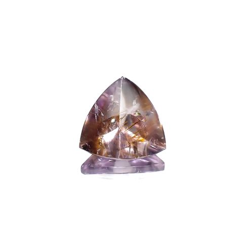 ゲーサイトインアメジスト ブラジル産 8.36ct[220917949]14.4x14.8mm前後