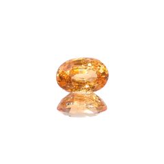 スペサルティンガーネット マンダリンオレンジカラー(宝石名ガーネット)ナイジェリア産 1.17ct 識別済[230923390]6.9x4.8mm前後
