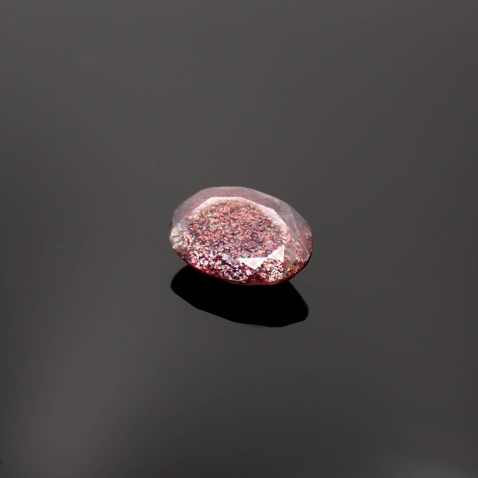 ブラッドショットアイオライト インド産 10.22ct[230622536]18.5x13.2mm前後