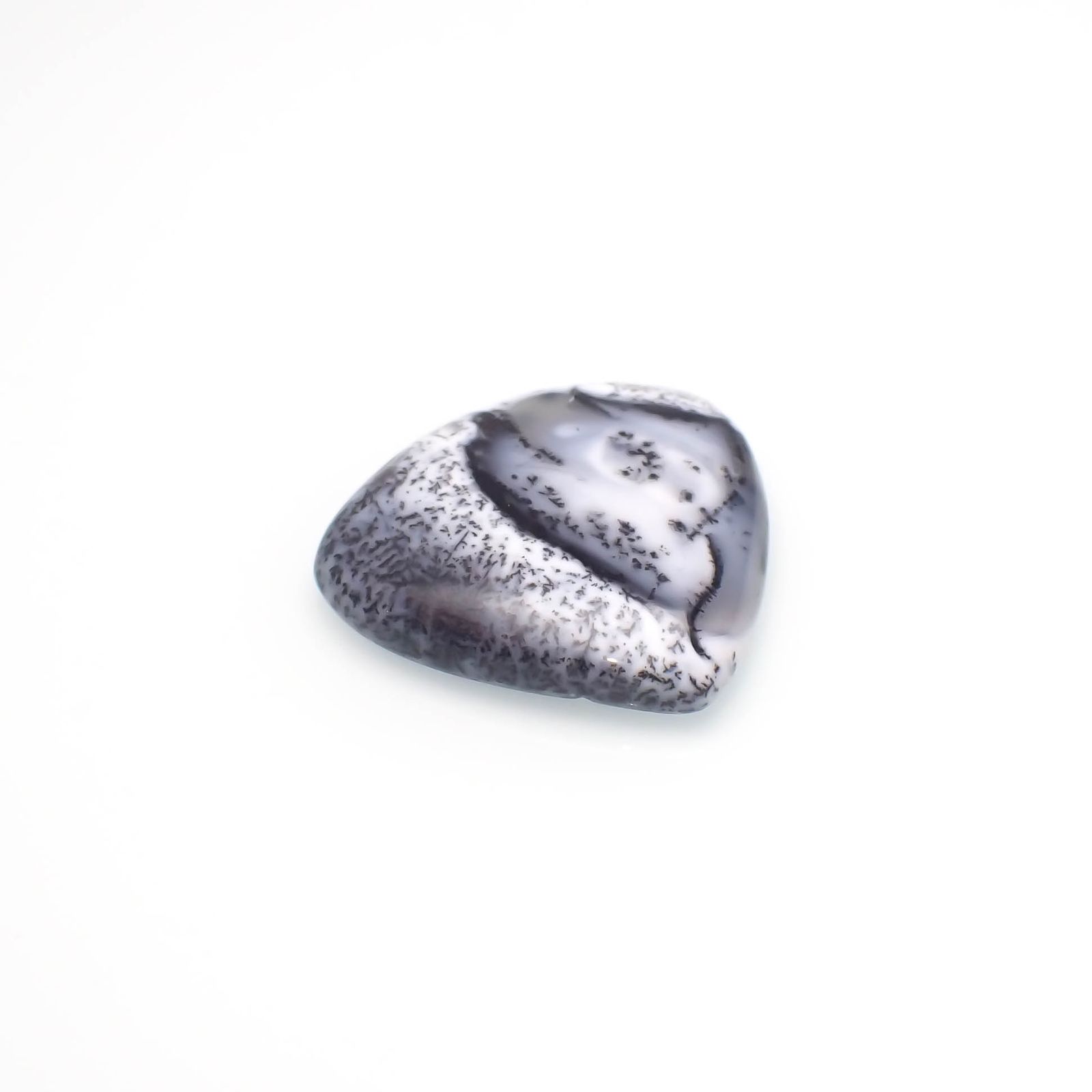 デンドリチックオパール ブラジル産 24.22ct[230722772]25.5x26.3mm前後