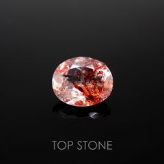 ファイヤークォーツ ナイジェリア産 ルース 1.4ct[210410203]8.3×6.8mm前後