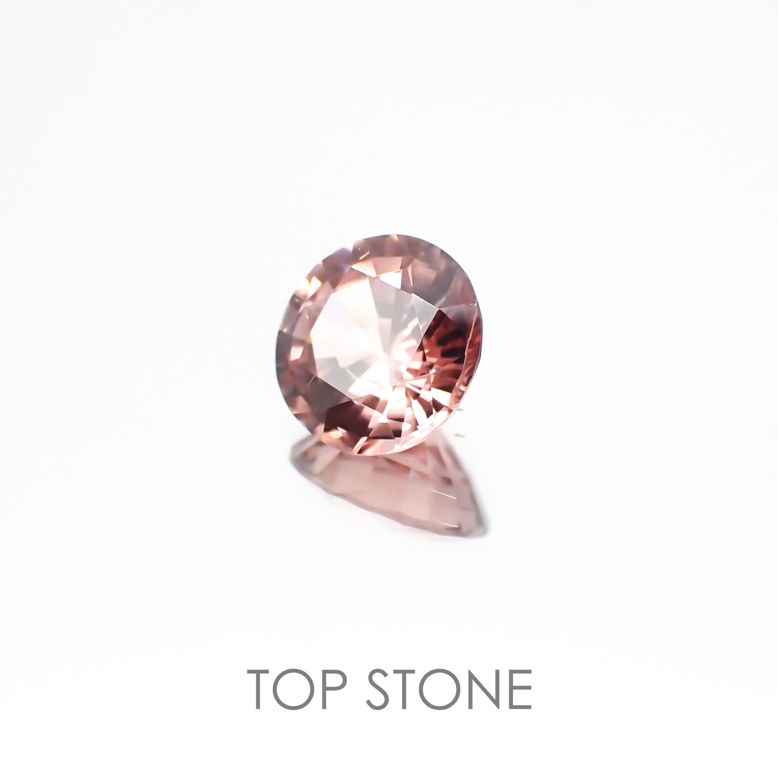 ピンクジルコン スリランカ,カンボジア産 ルース 1.63ct[20208061]6.9×6.9mm前後