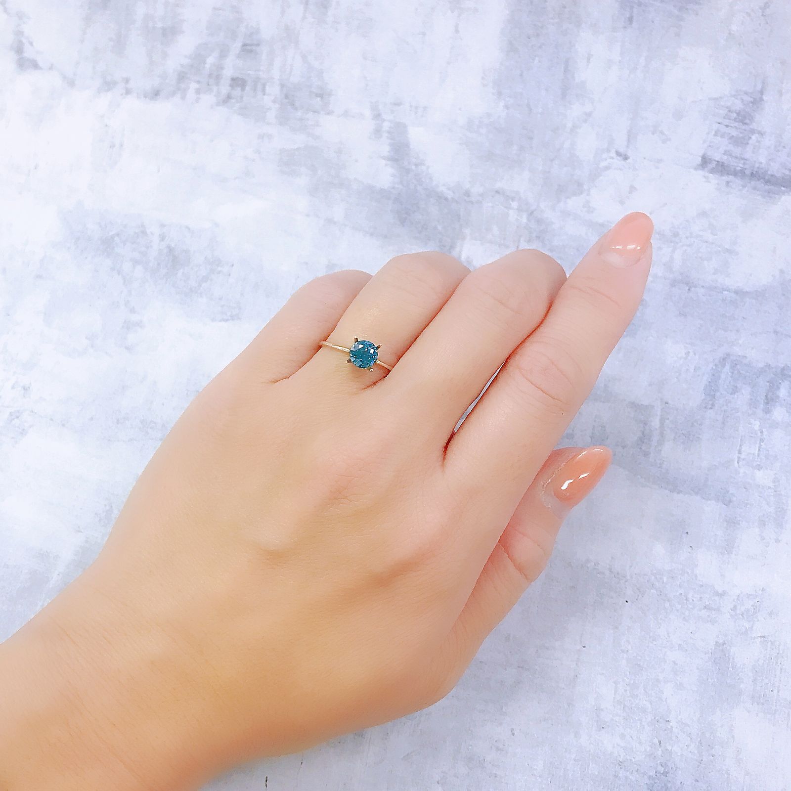 ラタナキリブルージルコン カンボジア産 1.59ct[220917931]5.8x5.7mm前後