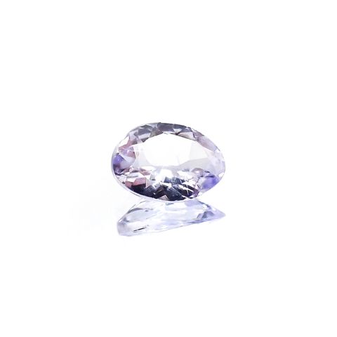 ラベンダーゾイサイト(宝石名ゾイサイト)タンザニア産 識別済 0.61ct / 6.7x4.9mm前後 [230522014]