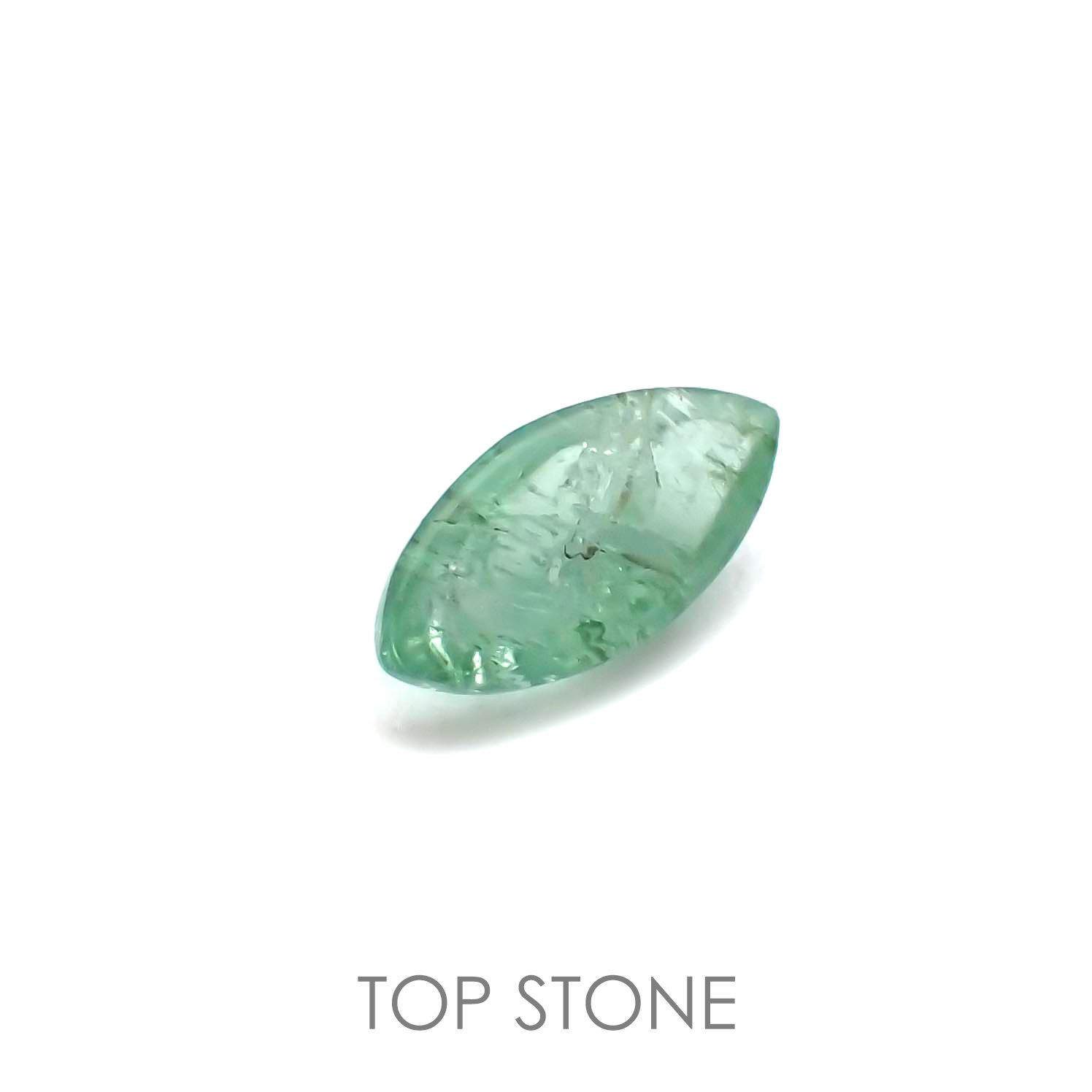 フローライト フルオレッセンス(宝石名フルオライト)イギリス・ロジャリー鉱山産 0.66ct 識別済[211113772]7.8x3.8mm前後