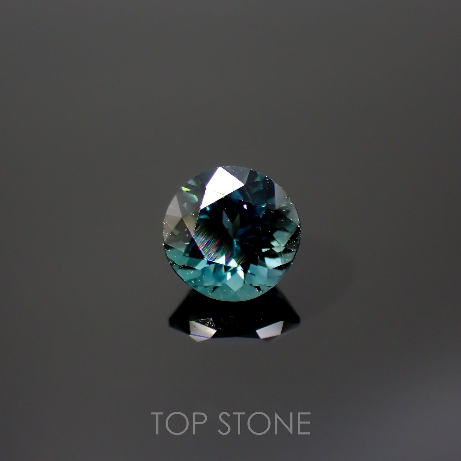 ブルートルマリン(宝石名トルマリン)アフガニスタン産 0.52ct 識別済[220515845]4.8x4.7mm前後