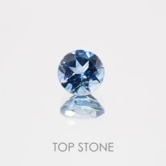 サンタマリア アクアマリン ブラジル産 ルース 0.22ct[20129118]3.9×3.9mm前後