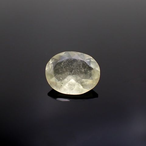 リビアングラス 発見地：エジプト・リビア砂漠 3.67ct / 13.1x10.5mm前後 [260718197]