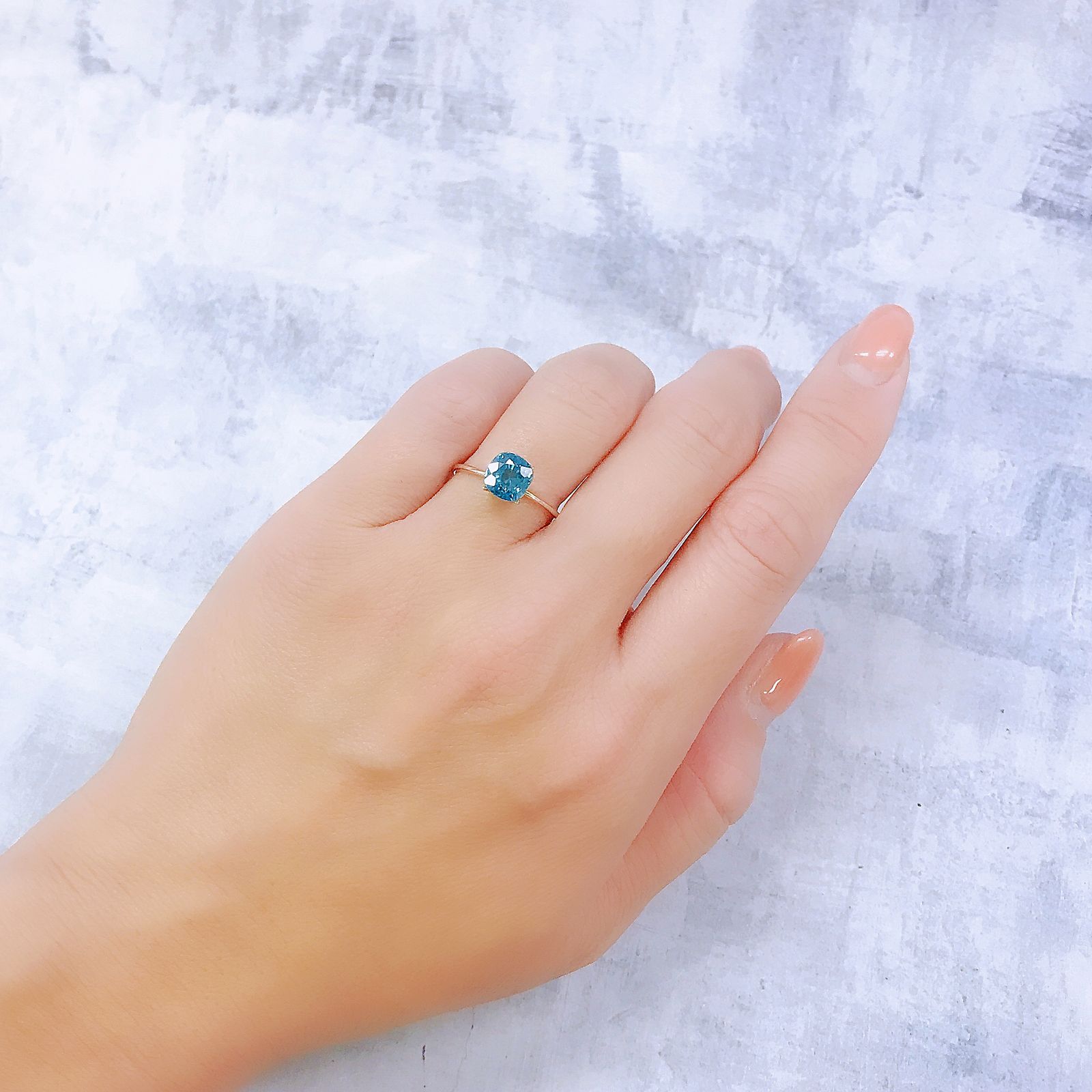 ラタナキリブルージルコン カンボジア産 2.68ct[220917933]6.7x6.6mm前後