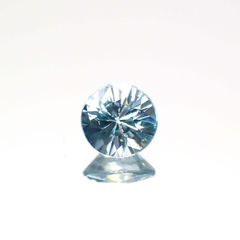 アイスブルージルコン カンボジア産 0.60ct[221018649]4.9x4.8mm前後