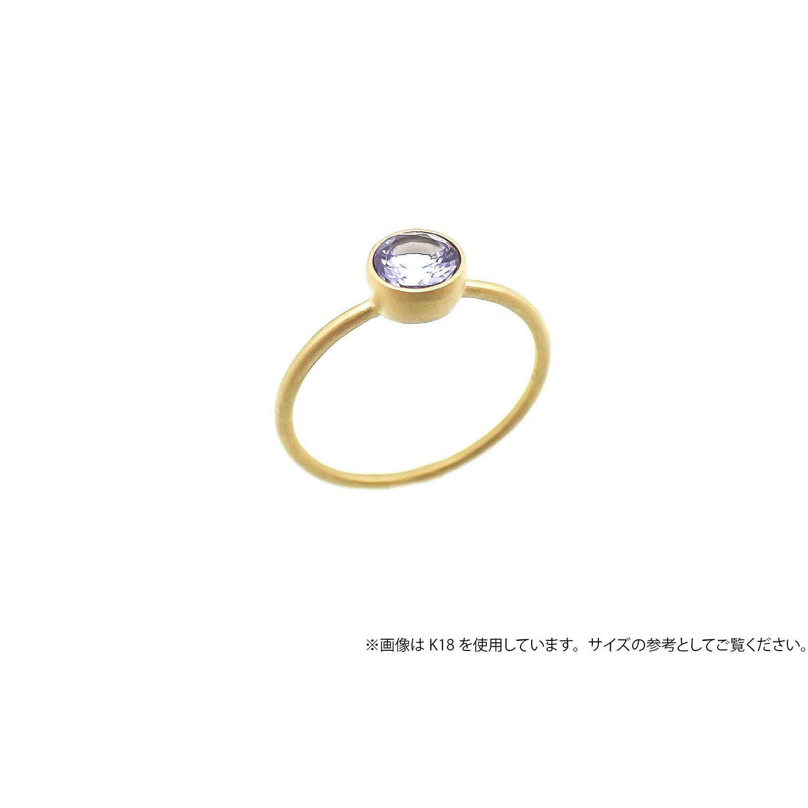 Pt900リング用空枠 ラウンドフクリン留め 5mm用 つや消し [210913395]