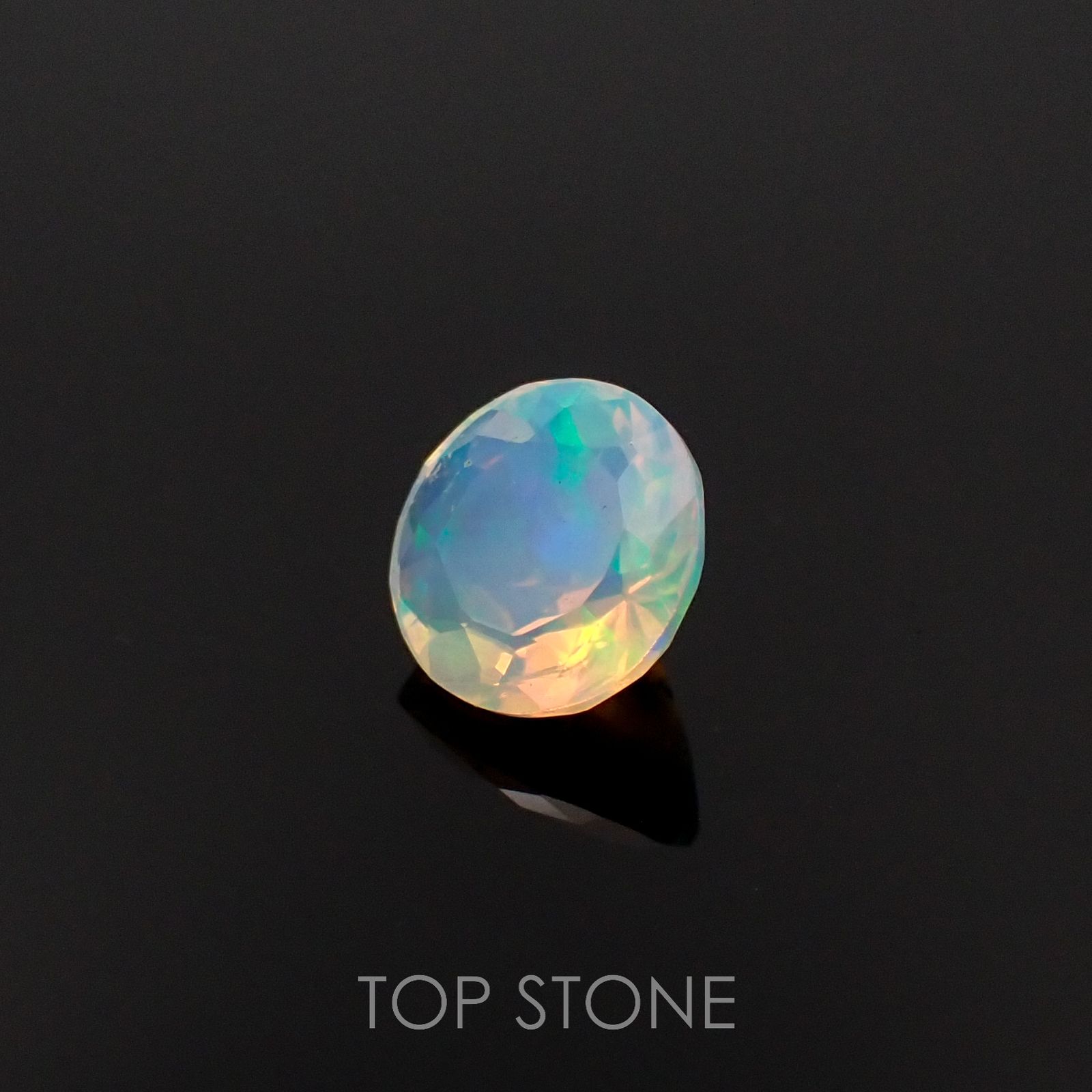 エチオピアオパール エチオピア産 0.53ct[230120029]6.1x6.1mm前後