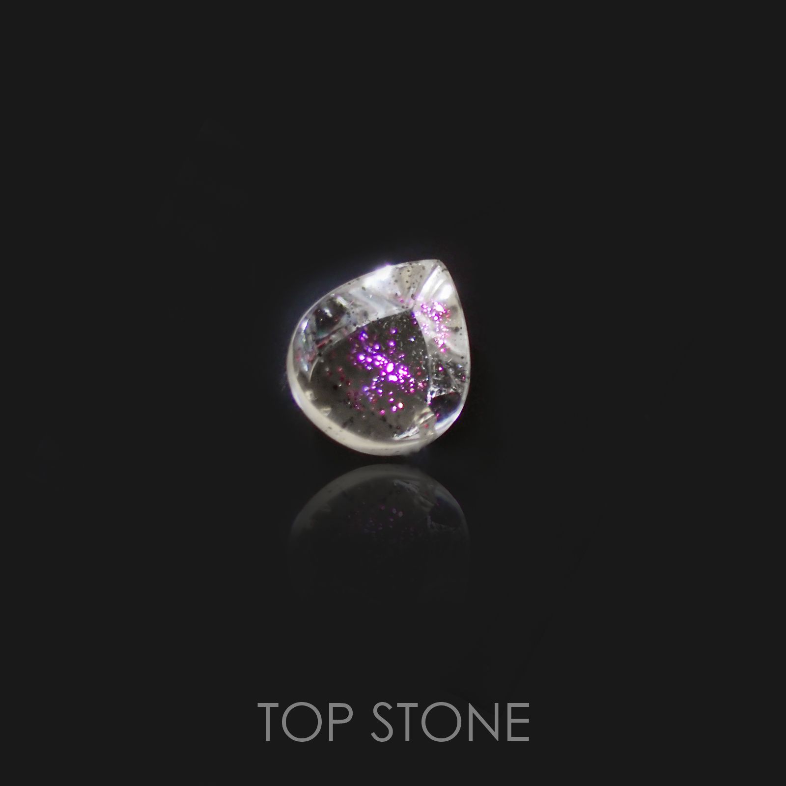 ティンカーベルクォーツ ブラジル産 ルース 1.23ct[210410489]7.4×6.2mm前後