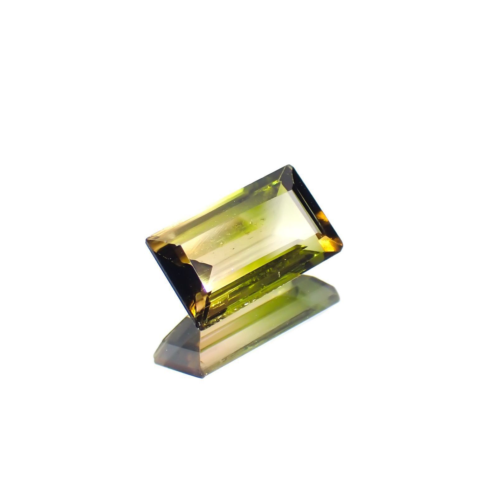 パーティカラートルマリン(宝石名パーティカラード・トルマリン)ブラジル産 1.437ct ソ付(彩珠)[231124213]9.2x5.3mm前後