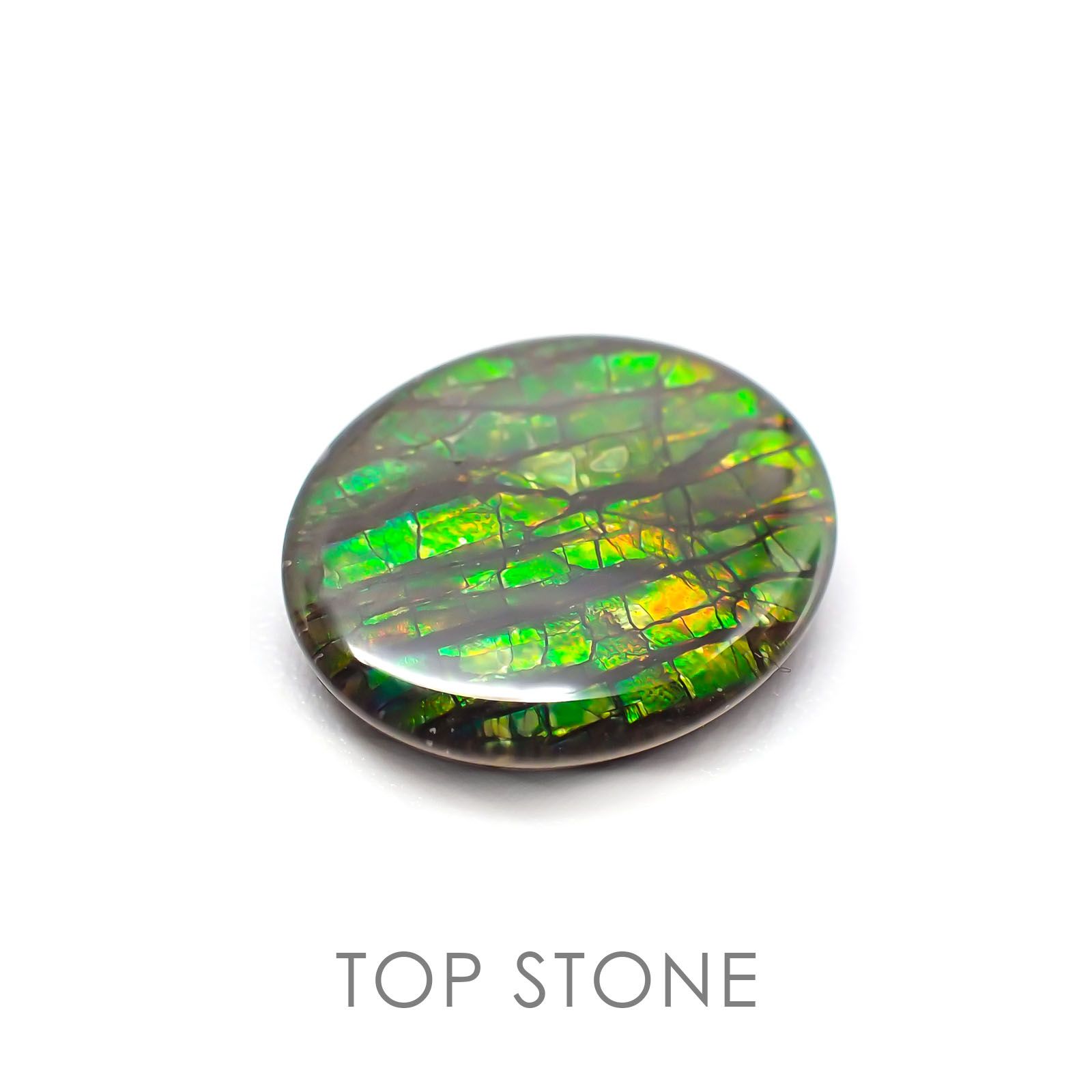 アンモライト カナダ産 ルース 4.79ct[21019026]13.9×12mm前後