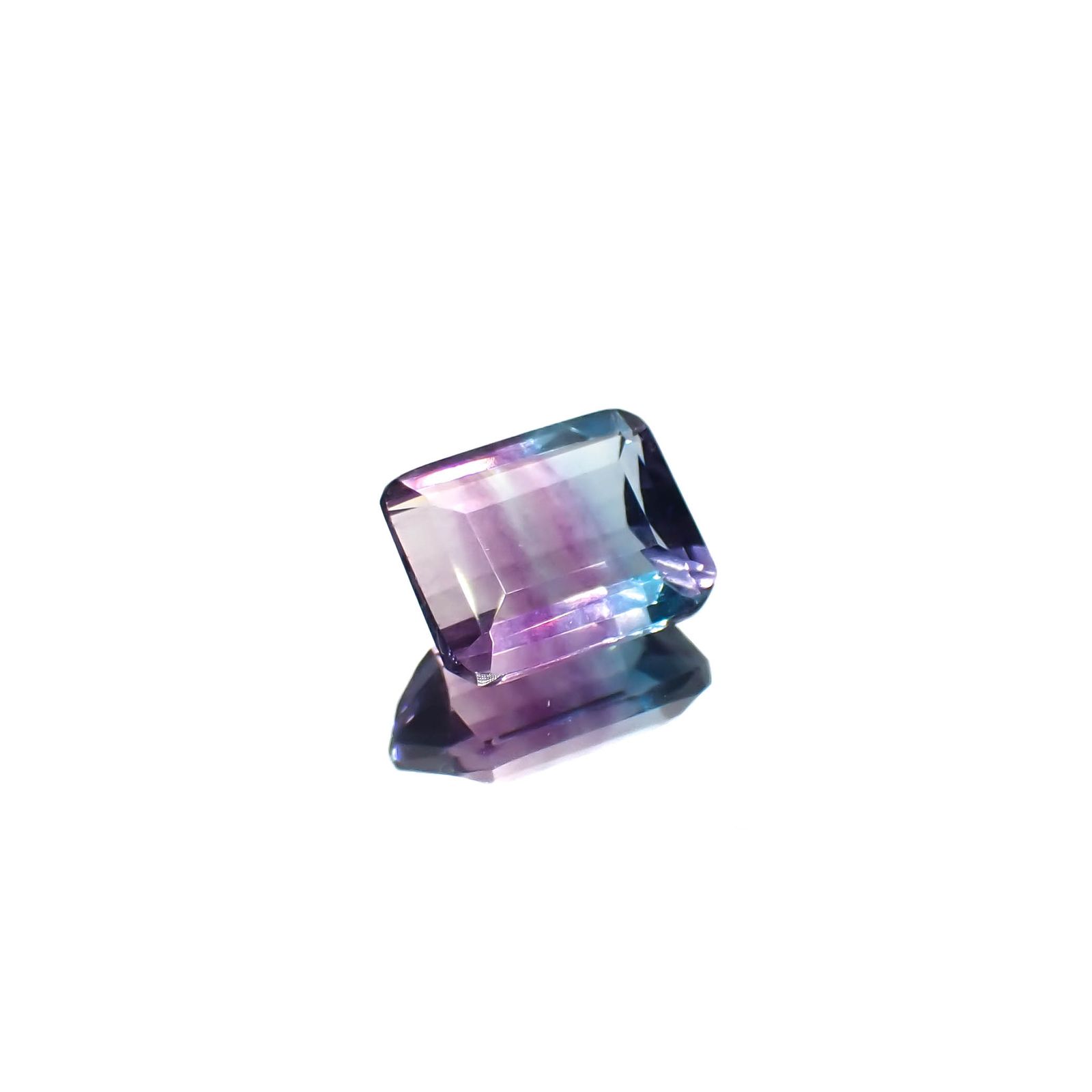 パーティカラーフローライト ブラジル産 2.64ct[230421756]9x7mm前後