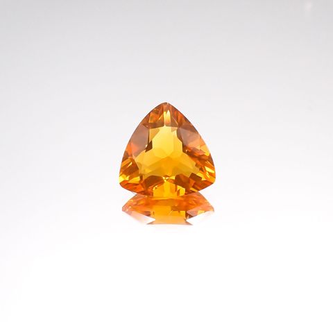 ファイヤーオパール(宝石名ファイヤー・オパール)メキシコ産 1.53ct 識別済[231124110]8.8x8.9mm前後