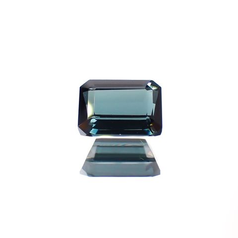 ブルートルマリン(宝石名ブルー・トルマリン) ナイジェリア/ブラジル産 1.334ct ソ付(彩珠)[211013589]7.3×5.8mm前後