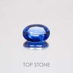 カイヤナイト(宝石名カイヤナイト) ネパール産 1.38ct 識別済[20063056]7.8×5.9mm前後