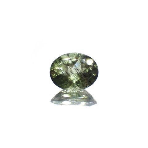 ルドウィジャイトインペリドット パキスタン産 1.72ct / 8.8x7mm前後 [260414223]
