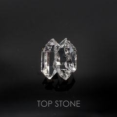 ハーキマーダイヤモンド アメリカ産 原石・結晶 3.32ct[20127558]10.3×8.3mm前後