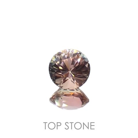 バイカラートルマリン(宝石名トルマリン)ルワンダ産 1.69ct 識別済[221119008]7.5x7.4mm前後