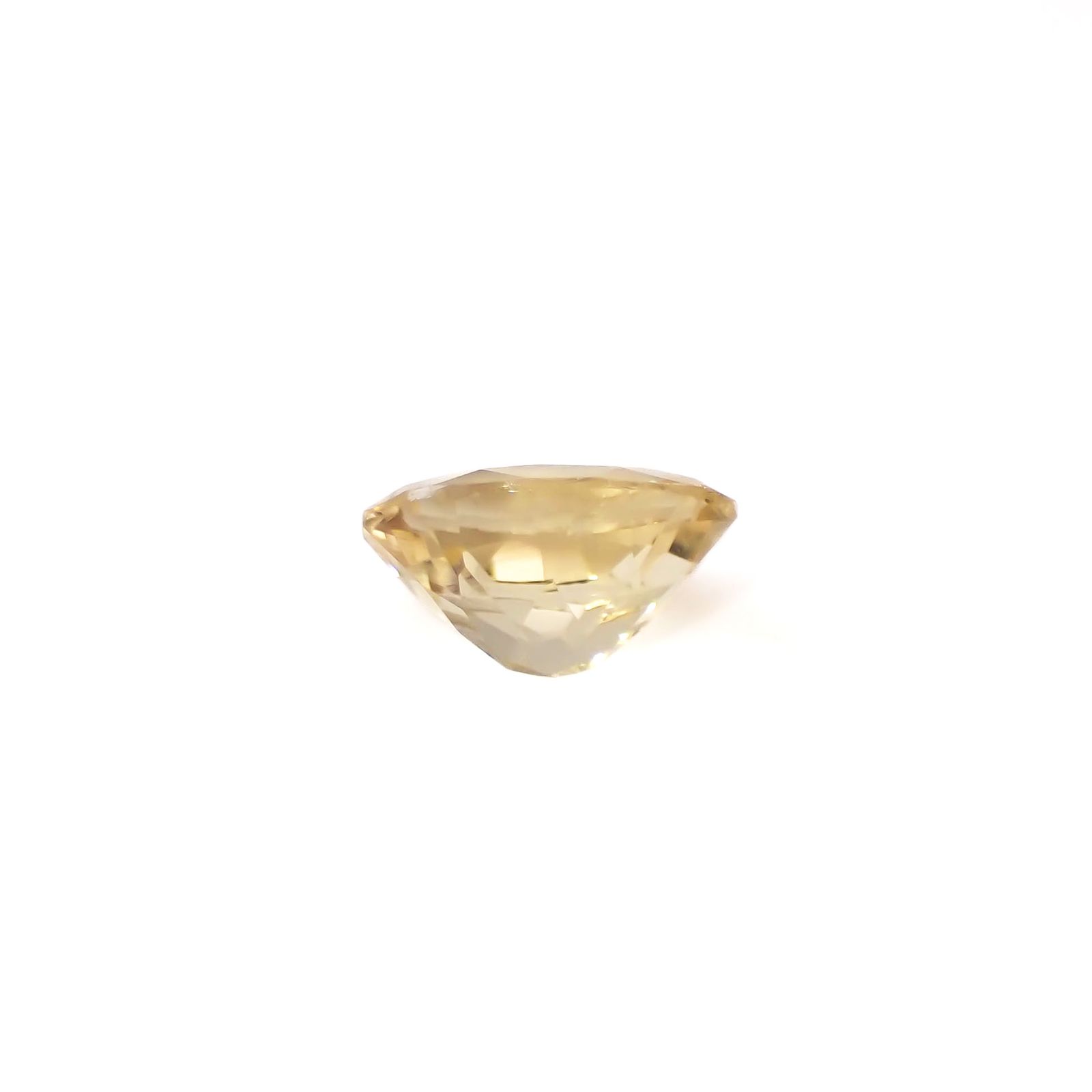 イエローベリル(宝石名イエロー・ベリル)ブラジル産 1.00ct 識別済[250329988]7.8x5.9mm前後
