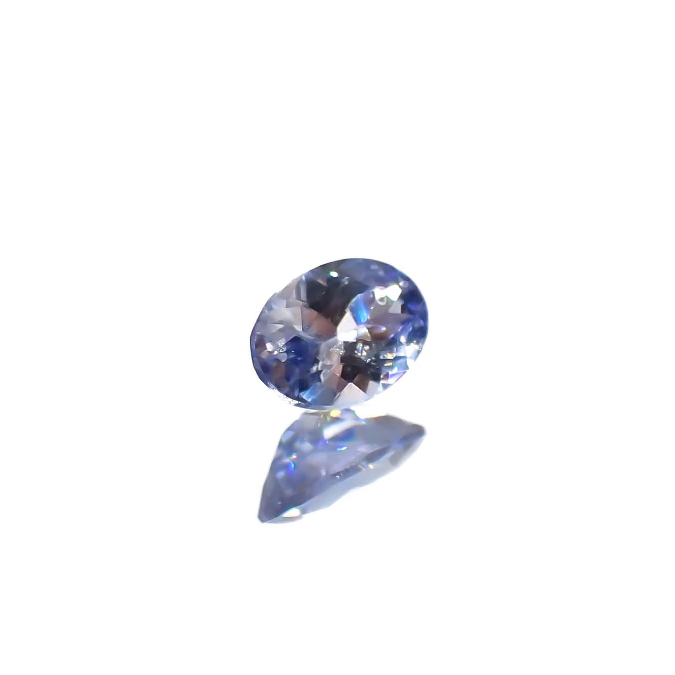 バイカラーベニトアイト アメリカ・カリフォルニア州産 0.079ct[240527395]3.2x2.2mm前後