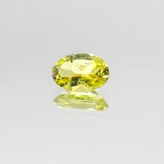 カナリートルマリン(宝石名トルマリン)ナイジェリア産 0.44ct 識別済[230522199]6x4mm前後