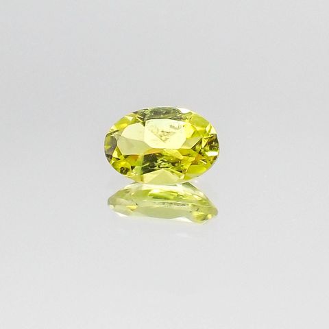 カナリートルマリン(宝石名トルマリン)ナイジェリア産 0.44ct 識別済[230522199]6x4mm前後