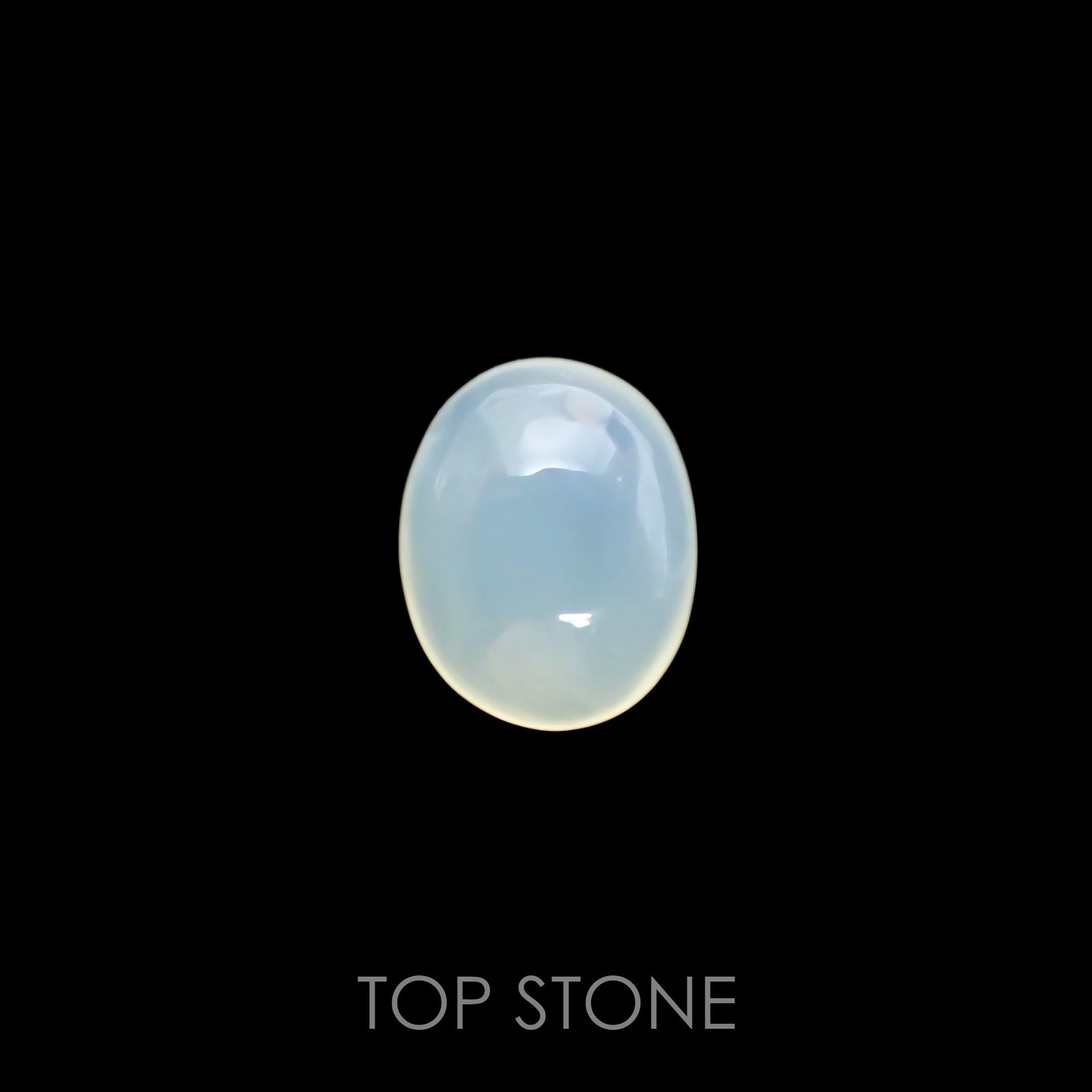 ブルーオパール(宝石名コモンオパール) ペルー産 1.91ct 識別済[20106192]9.8×7.8mm前後