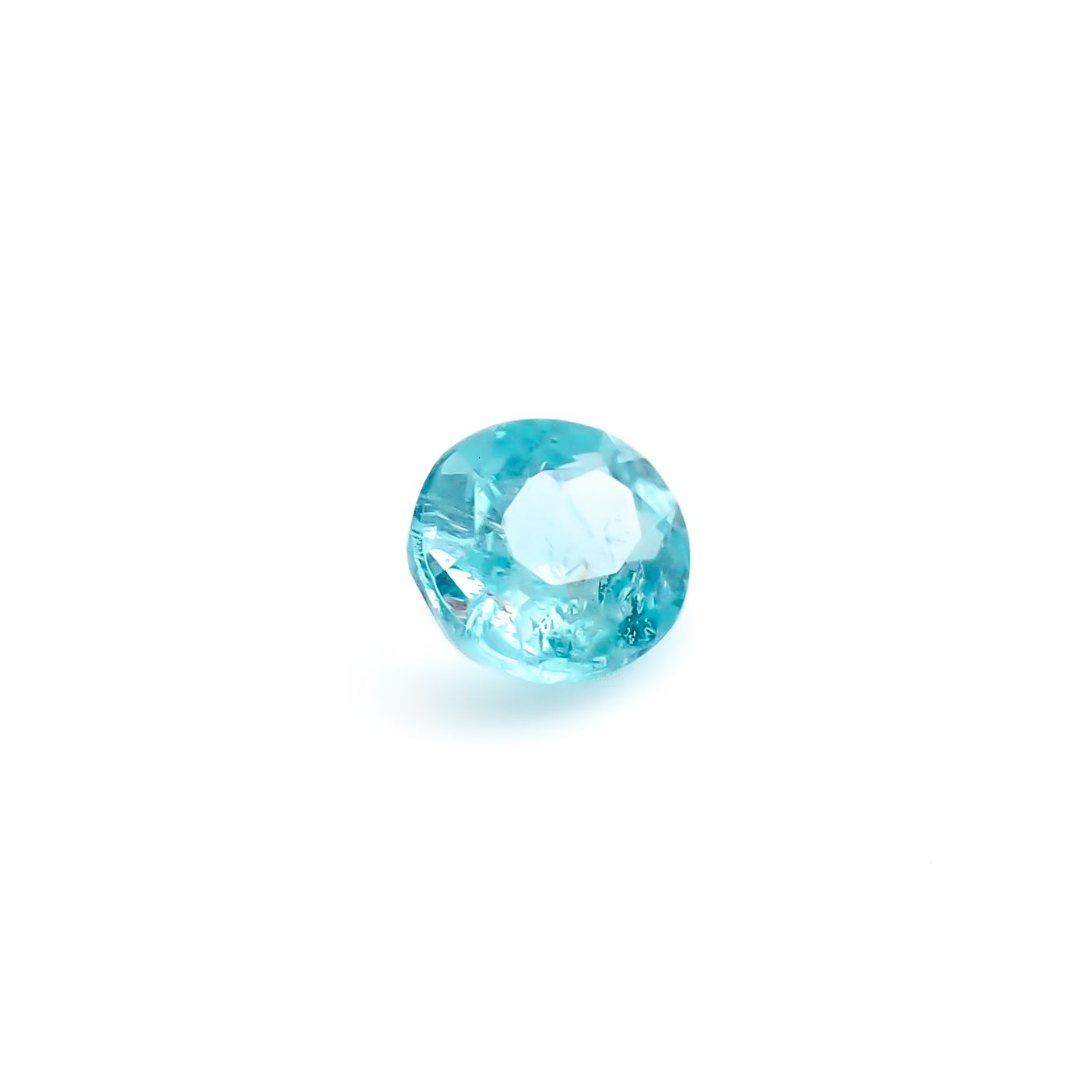 パライバトルマリン ブラジル・パライバ州バターリャ鉱山産 0.18ct / 3.9x3.4mm前後 [260932805]