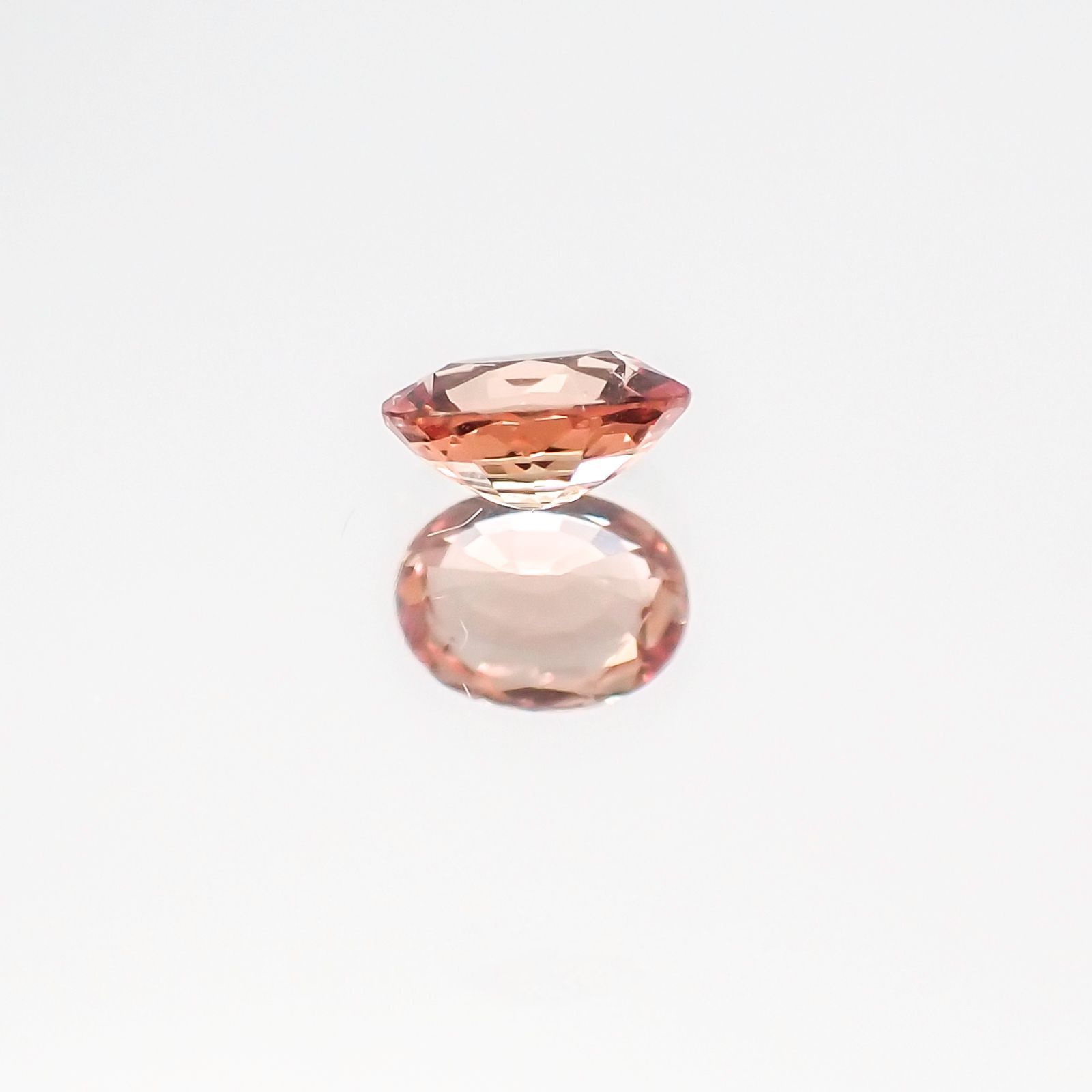 パパラチャサファイア スリランカ産 0.221ct CGL鑑付[20107260]4.1×3.1mm前後