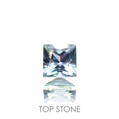 ◇プリンセスカット◇ブルーコーネルピン(宝石名コーネルピン)タンザニア産 0.19ct 識別済[221219224]3.1x3.1mm前後