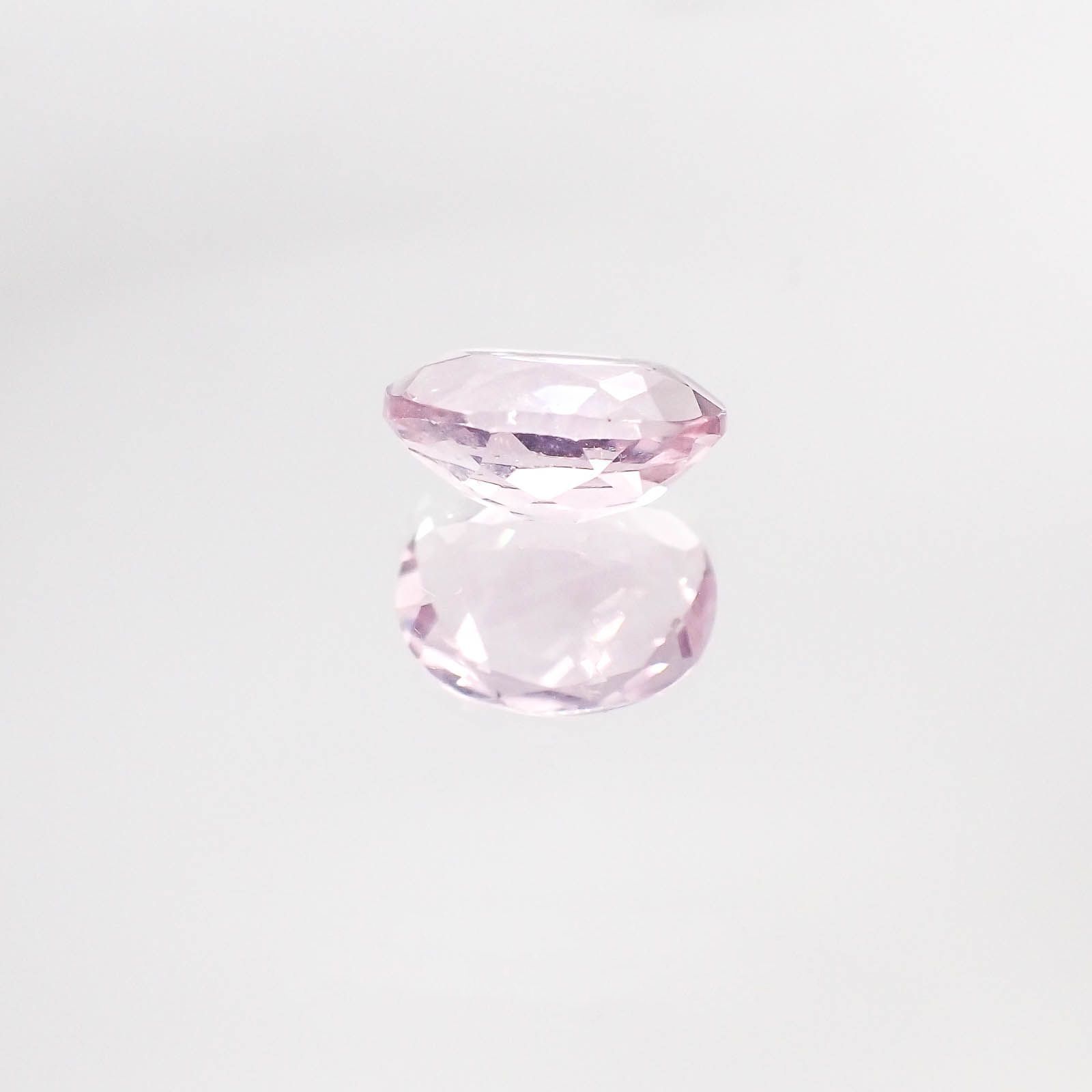 ピンクフローライト(宝石名ピンク・フルオライト)ブラジル産 2.95ct 識別済[230522250]10.2x8.1mm前後