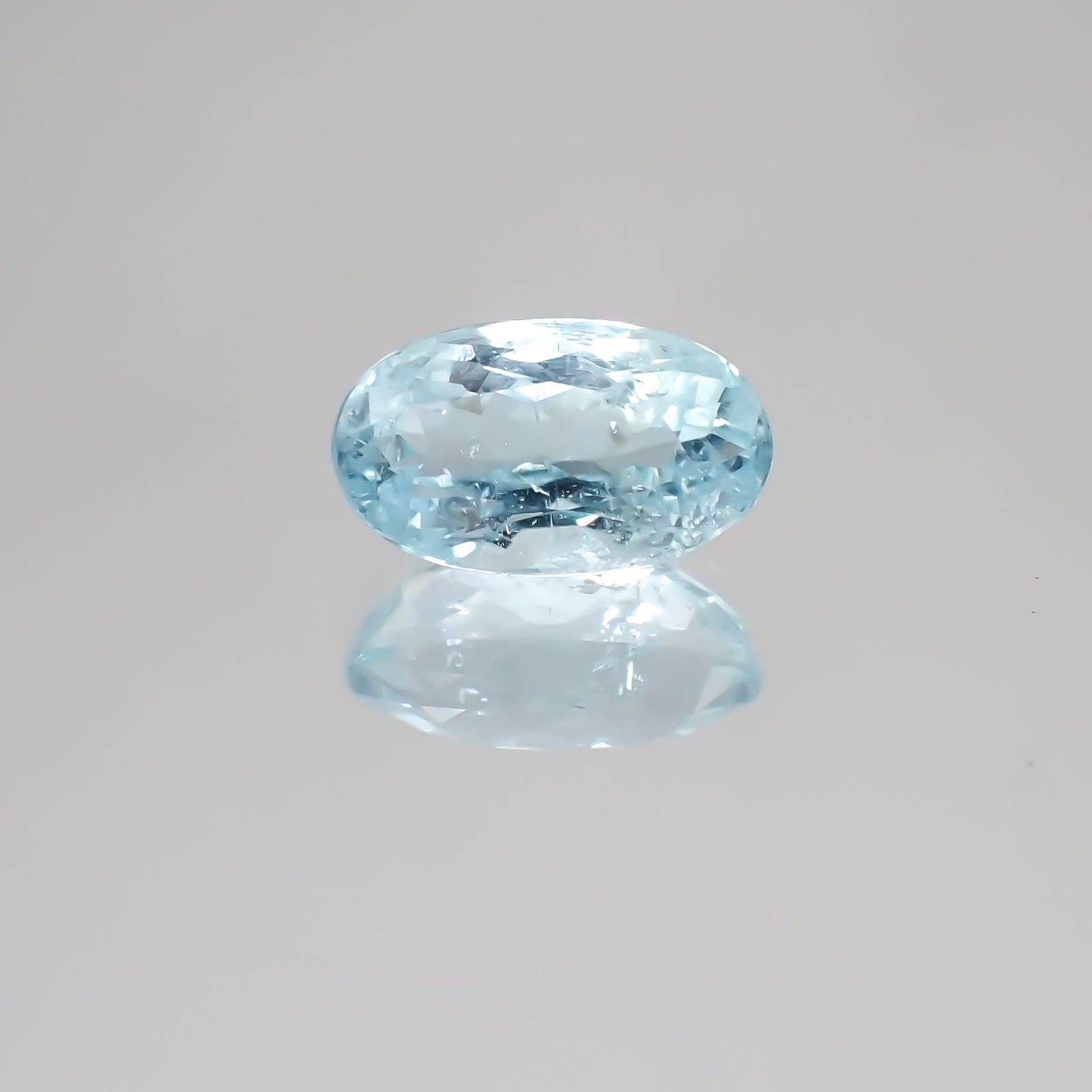 パライバトルマリン(宝石名トルマリン/別名パライバ・トルマリン) モザンビーク産 2.084ct ソ付(宝貴協)[21029388]9.9×5.8mm前後