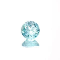 パライバトルマリン(宝石名トルマリン/別名パライバ・トルマリン)モザンビーク産 0.16ct 識別済[230220381]3.4x3.4mm前後