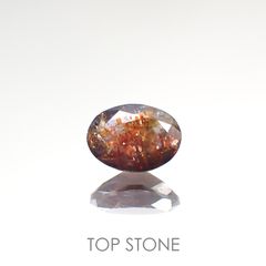 ブラッドショットアイオライト インド産 ルース 0.64ct[201812384]6.8×5.1mm前後