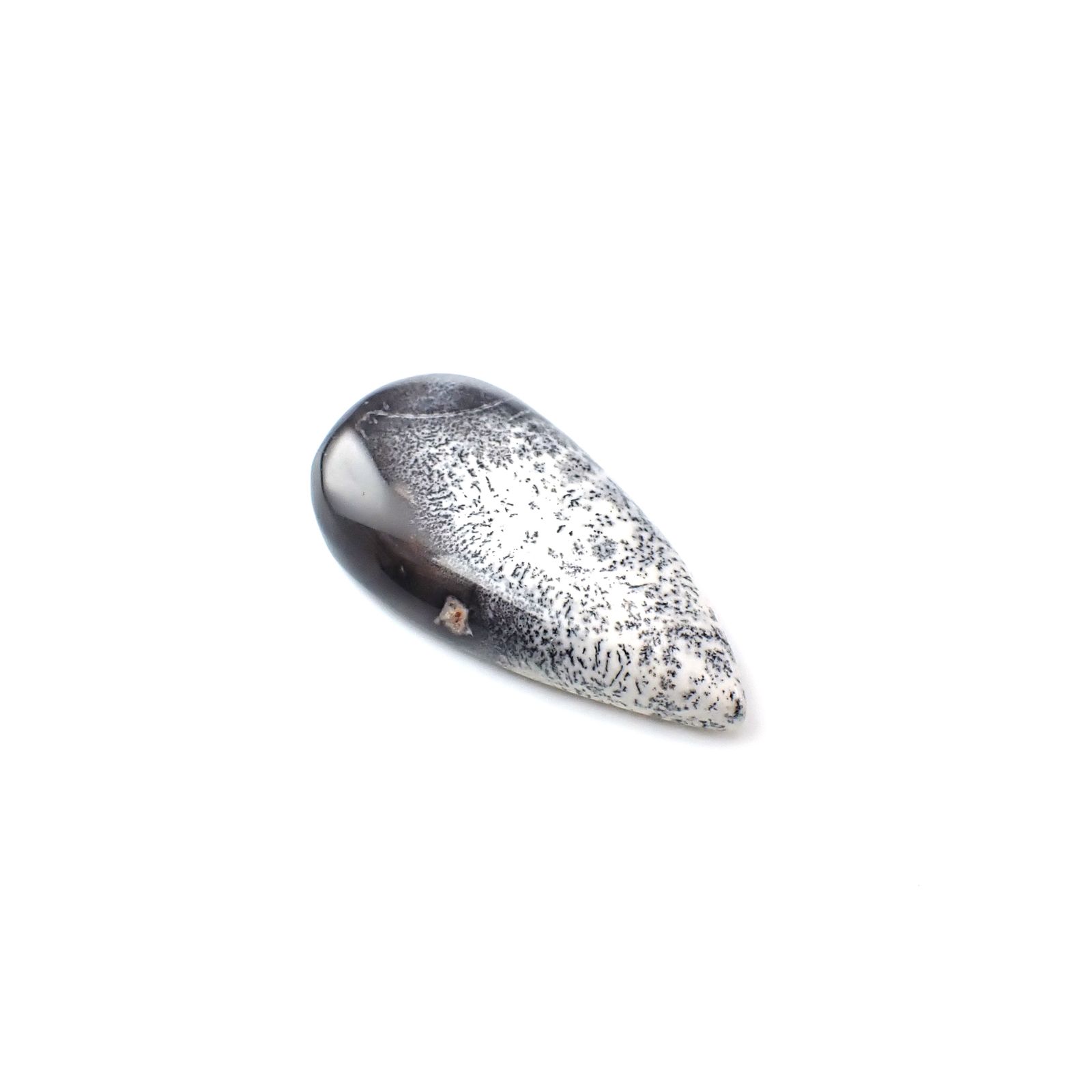 デンドリチックオパール ブラジル産 29.83ct [250931114]34.8x17.9mm前後