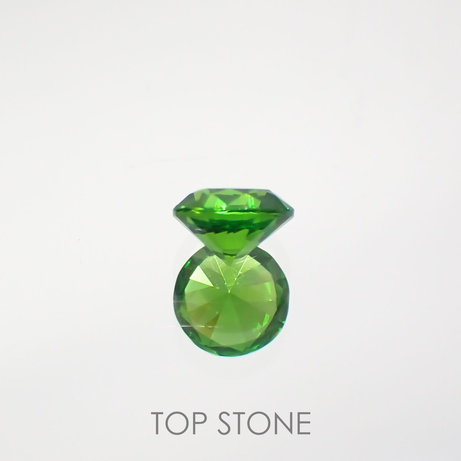 デマントイドガーネット(宝石名デマントイド・ガーネット) ロシア産 0.145ct ソ付(彩珠)[210712084]3.1×3.1mm前後