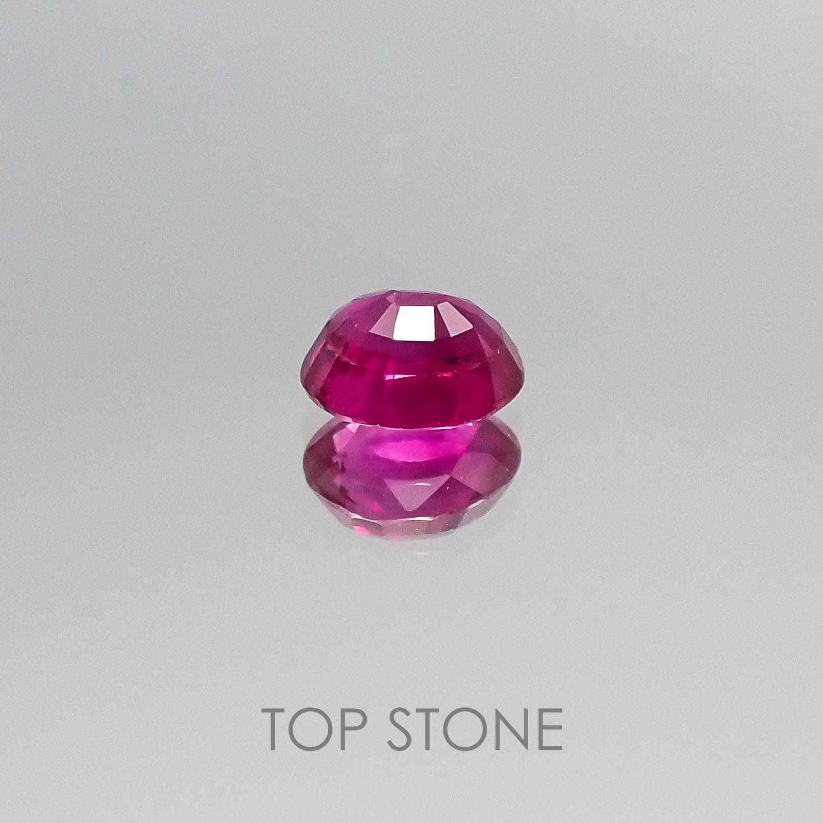 ルビー ビルマ産 ルース 0.66ct[20052361]5.4×4.4mm前後