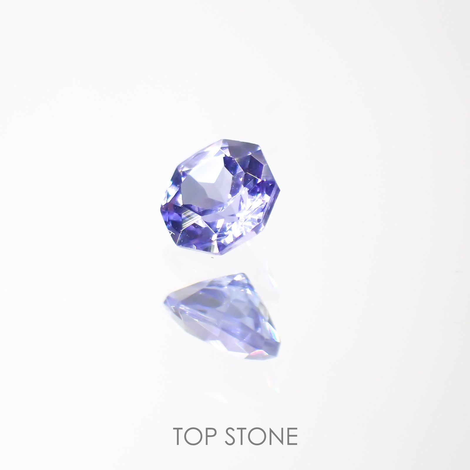 ◇オクタゴンカット◇タンザナイト(宝石名タンザナイト)タンザニア産 0.13ct 識別済[220113845]3x3mm前後