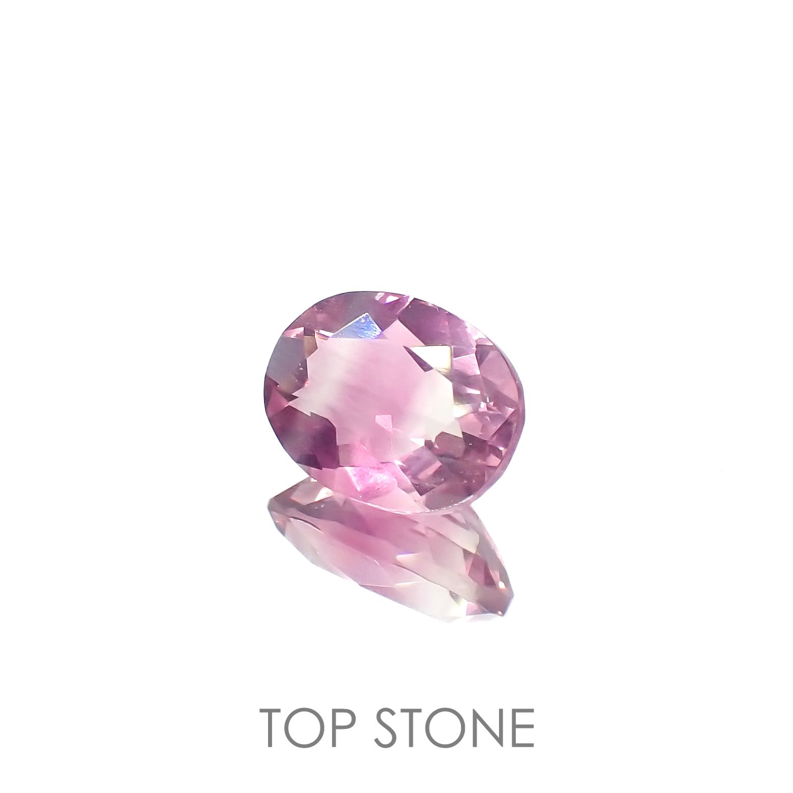 バイカラーフローライト 中国産 1.38ct[230120178]8.1x6.1mm前後