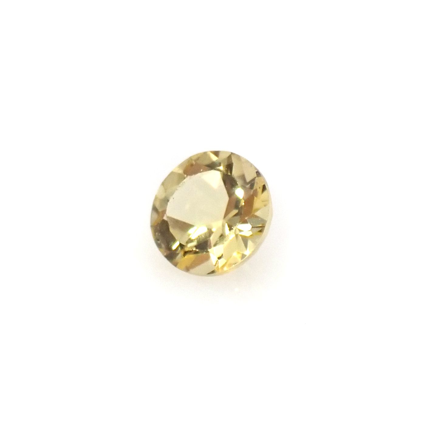 イエローダンビュライト タンザニア産 0.33ct[240125458]4.4x4.4mm前後