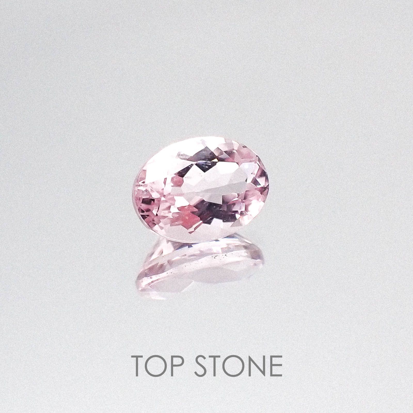 モルガナイト ブラジル産 ルース 1.26ct[20084368]8.1×6.1mm前後