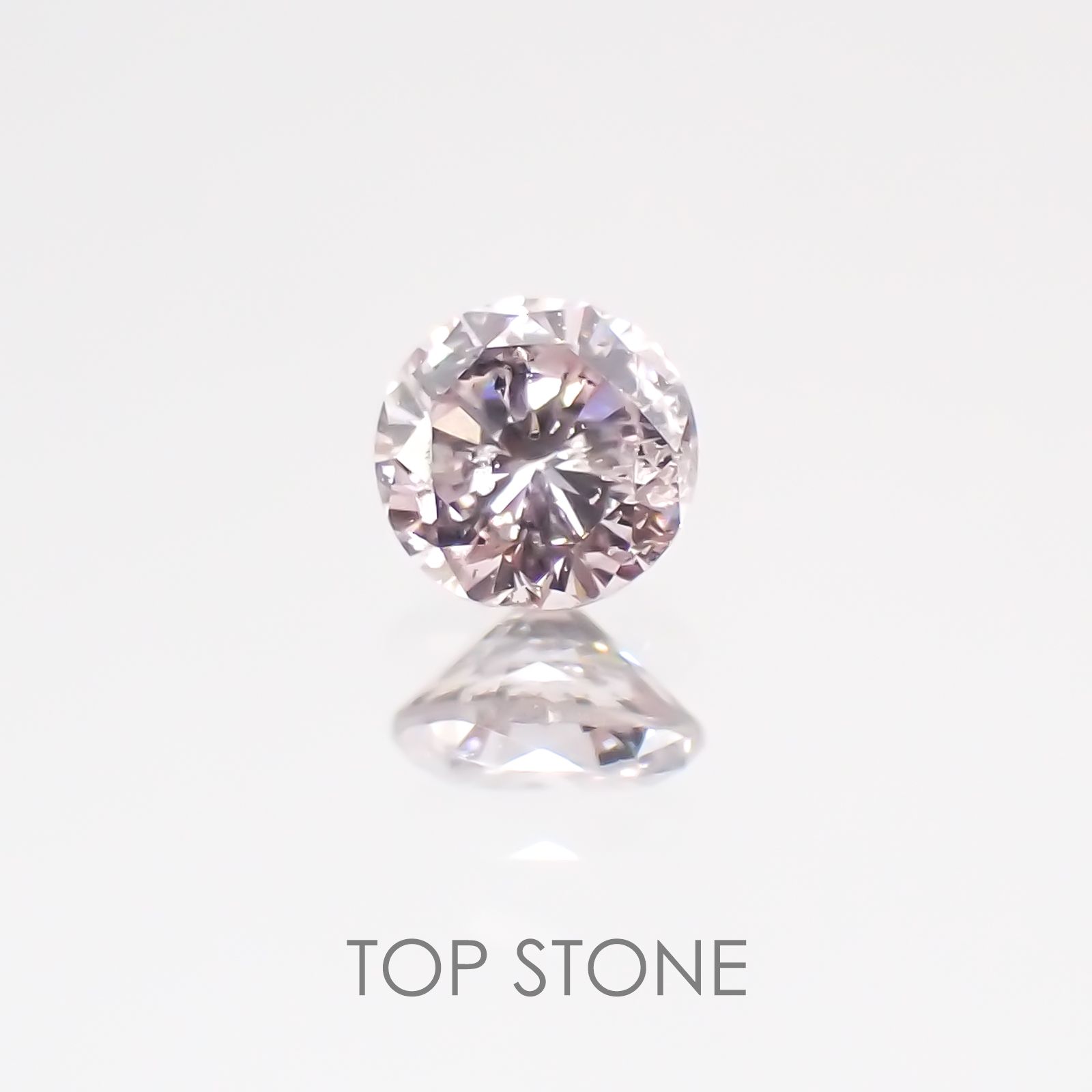 ピンクダイヤモンド(宝石名ダイヤモンド) I-1/LIGHT PINK 0.105ct ソ付(CGL)[21019339]2.9×2.9mm前後
