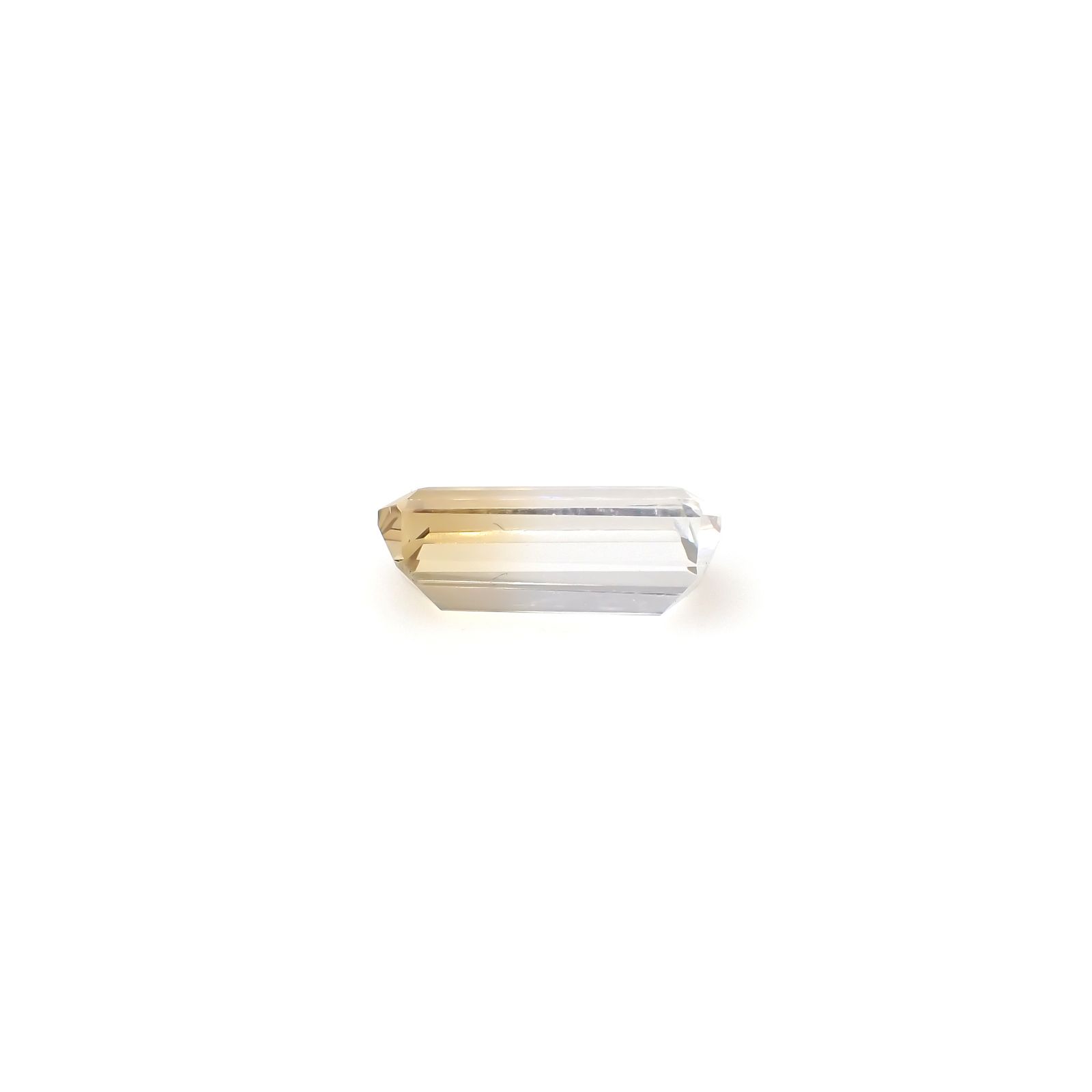 バイカラーシトリン ブラジル・ミナスジェライス州産 4.76ct[240326453]15x7.3mm前後