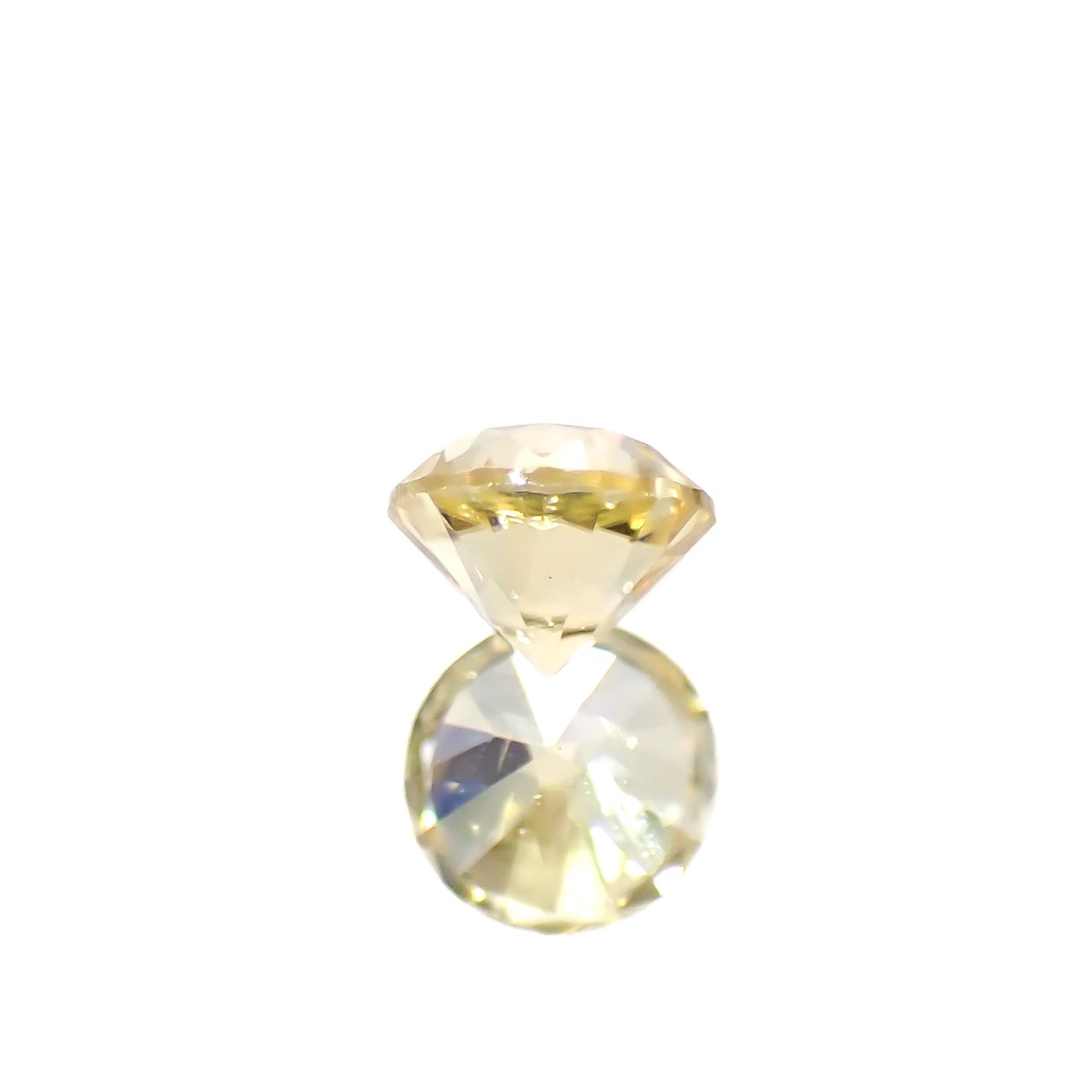 イエロージルコン(宝石名イエロー・ジルコン)スリランカ/カンボジア産 0.41ct 識別済[241129498]4x4mm前後