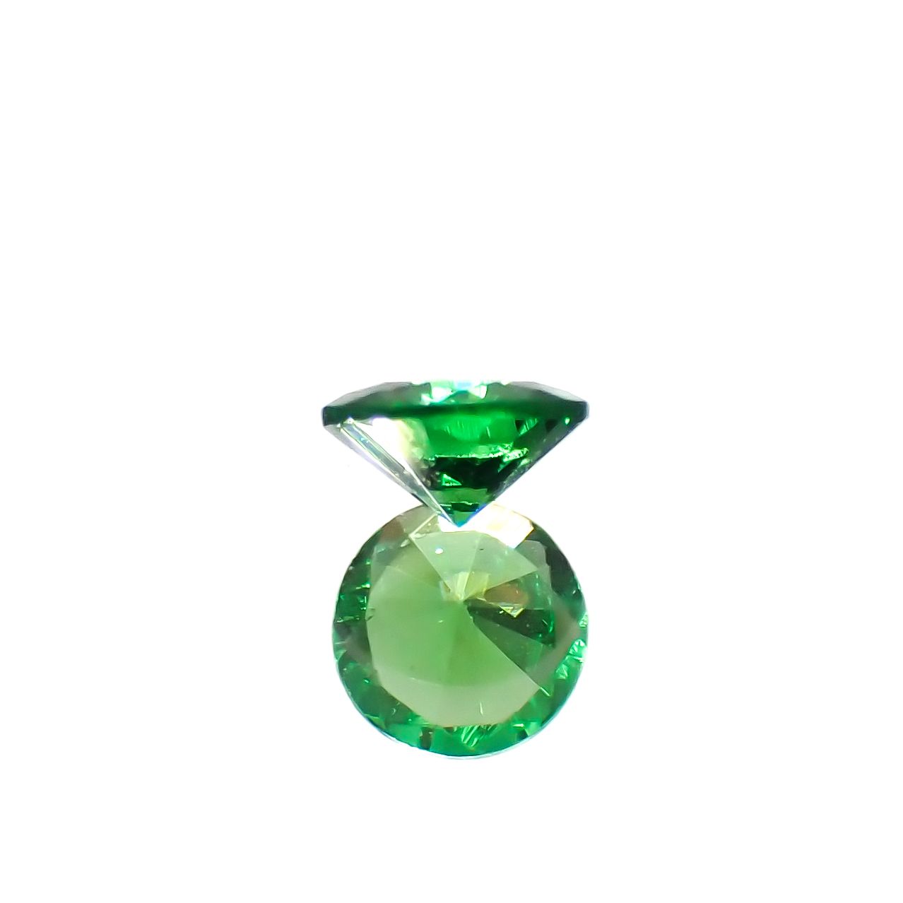 ツァボライト(宝石名グリーン グロッシュラー・ガーネット)タンザニア産 0.11ct 識別済[240226079]3.1x3.1mm前後