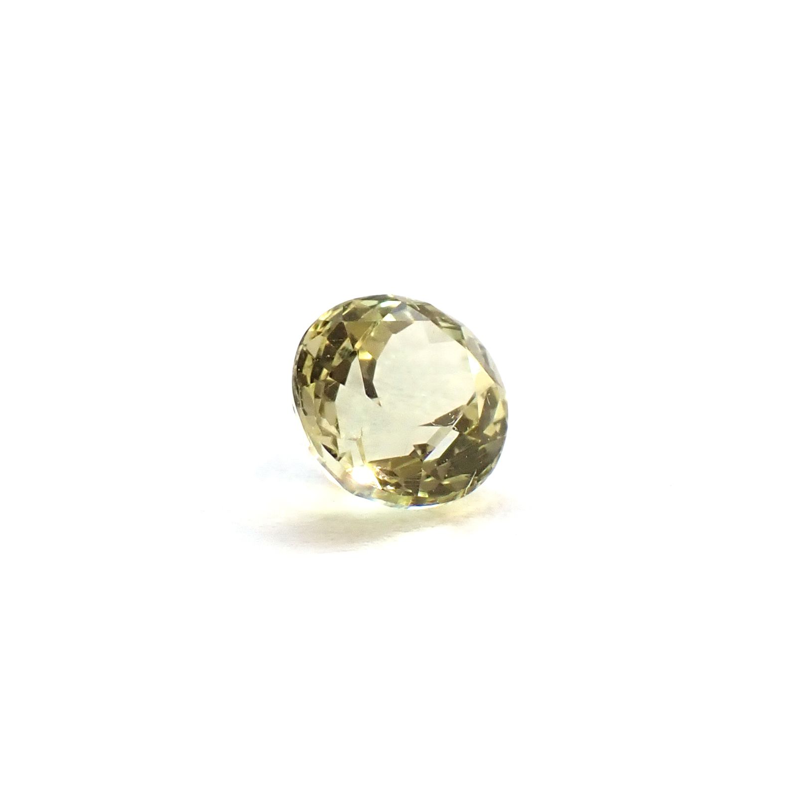 イエローアパタイト メキシコ産 0.57ct / 4.8x4.7mm前後 [260632467]